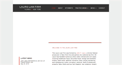Desktop Screenshot of laurolawfirm.com