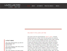 Tablet Screenshot of laurolawfirm.com